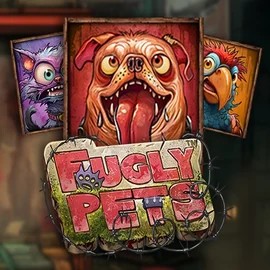 Official Slots logo: Fugly Pets by Stakelogic at Bonuskong Casino