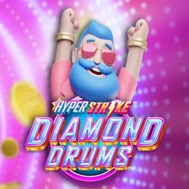 Hyper Strike Diamond Drums logo by Gameburger Studios Bonuskong Casino