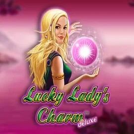 Lucky Ladys Charm Deluxe slot logo by Greentube at Bonuskong Casino